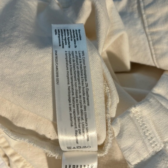 EILEEN FISHER Sz L Shirt Jacket Silver Toned Buttons Patch Pockets Unlined - Picture 11 of 14